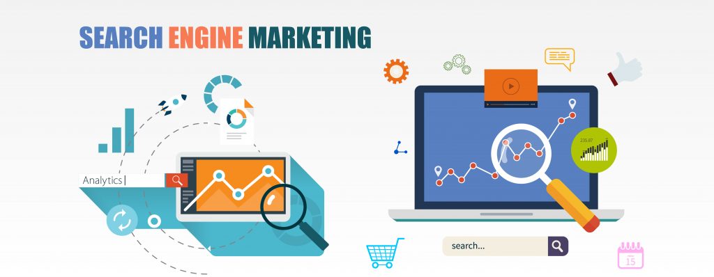 Criação de Sites E-commerce Marketing Digital Otimização de Sites Tendências Webdesign Webdesign  criação de sites O que é SEM?
